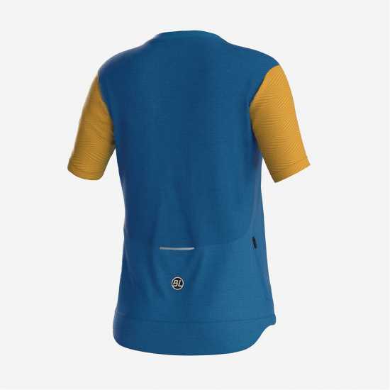 Дамска Фланелка Bicycle Line Zoe Short Sleeve Jersey Ladies Авио синьо Дамска Фланелка Bicycle Line Zoe Short Sleeve Jersey Ladies Авио синьо