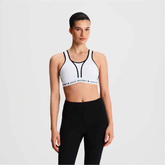 Shock Absorber Ultimate Run Bra Padded White Shock Absorber Ultimate Run Bra Padded White