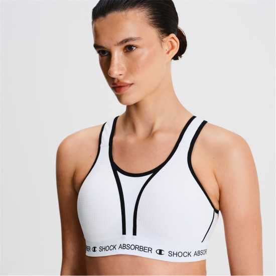 Shock Absorber Ultimate Run Bra Padded White Shock Absorber Ultimate Run Bra Padded White