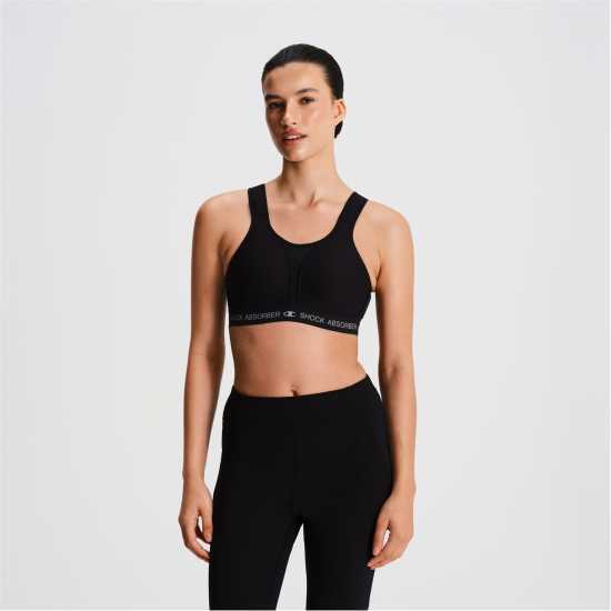 Shock Absorber Ultimate Run Bra Padded Black Shock Absorber Ultimate Run Bra Padded Black