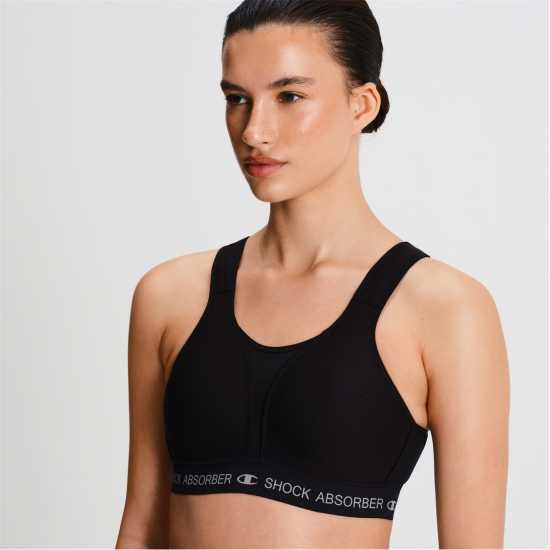 Shock Absorber Ultimate Run Bra Padded Black Shock Absorber Ultimate Run Bra Padded Black