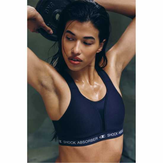 Shock Absorber Ultimate Run Bra Padded Black Shock Absorber Ultimate Run Bra Padded Black