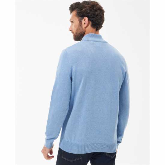 Barbour Пуловер С Цип Half-Zip Jumper Blue 