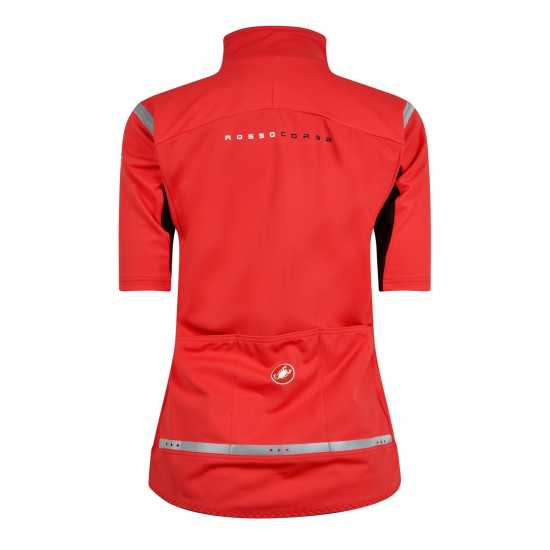 Castelli Gabba Short Sleeve Zip Up Jersey Top Womens Хибискус Castelli Gabba Short Sleeve Zip Up Jersey Top Womens Хибискус