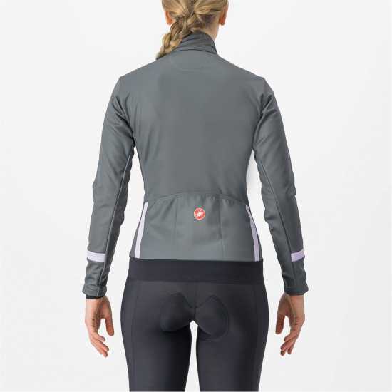 Castelli Колоездачно Яке Dinamica 2 Cycling Jacket Womens Градски сиво Castelli Колоездачно Яке Dinamica 2 Cycling Jacket Womens Градски сиво