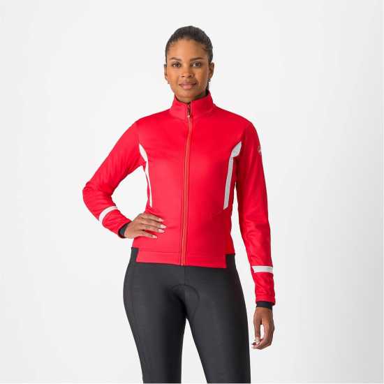 Castelli Колоездачно Яке Dinamica 2 Cycling Jacket Womens Хибискус 