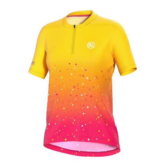 Bicycle Line Ss Zip Jersey Ma Ld99 Фуксия/Оранжево Bicycle Line Ss Zip Jersey Ma Ld99 Фуксия/Оранжево