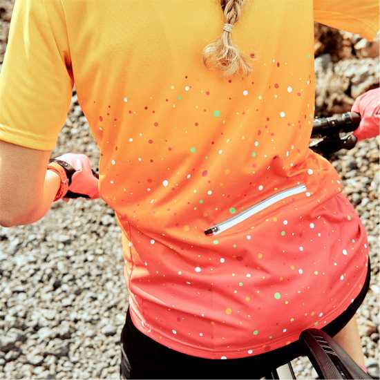 Bicycle Line Ss Zip Jersey Ma Ld99 Фуксия/Оранжево Bicycle Line Ss Zip Jersey Ma Ld99 Фуксия/Оранжево