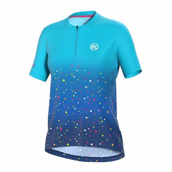 Bicycle Line Ss Zip Jersey Ma Ld99 Blue Bicycle Line Ss Zip Jersey Ma Ld99 Blue