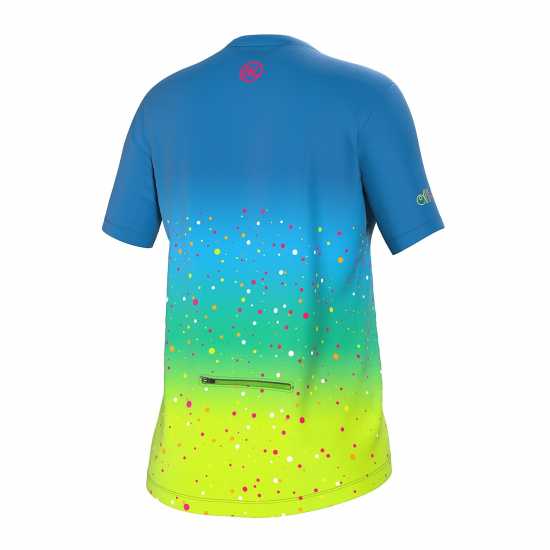 Bicycle Line Ss Zip Jersey Ma Ld99 Blue/Green Bicycle Line Ss Zip Jersey Ma Ld99 Blue/Green