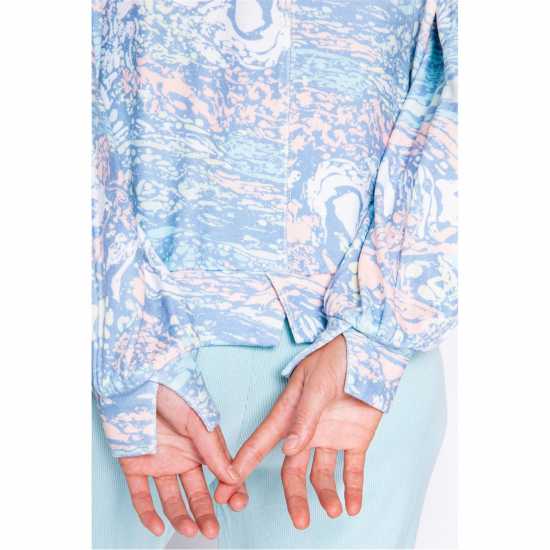 Дамски пижами Salv Tie Die Watercolour Shirt Salv Tie Die Watercolour Shirt Дамски пижами