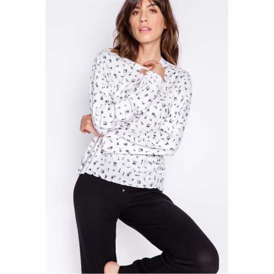 Дамски пижами Salv Crew Neck Shirt Salv Crew Neck Shirt Дамски пижами