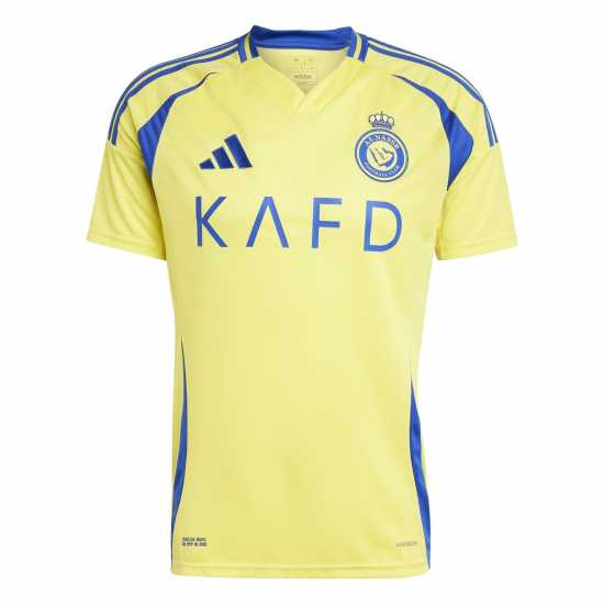 Футболни отбори и стоки Adidas Домакинска Футболна Фланелка Al Nassr Ronaldo Home Shirt 2024 2025 Adults Adidas Домакинска Футболна Фланелка Al Nassr Ronaldo Home Shirt 2024 2025 Adults Футболни отбори и стоки