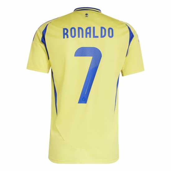 Футболни отбори и стоки Adidas Домакинска Футболна Фланелка Al Nassr Ronaldo Home Shirt 2024 2025 Adults Adidas Домакинска Футболна Фланелка Al Nassr Ronaldo Home Shirt 2024 2025 Adults Футболни отбори и стоки