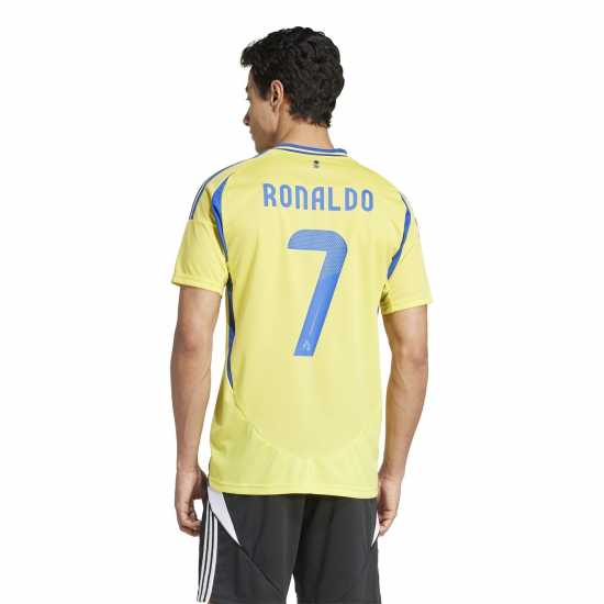 Футболни отбори и стоки Adidas Домакинска Футболна Фланелка Al Nassr Ronaldo Home Shirt 2024 2025 Adults Adidas Домакинска Футболна Фланелка Al Nassr Ronaldo Home Shirt 2024 2025 Adults Футболни отбори и стоки