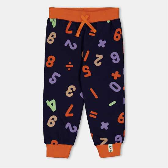 Детски долнища на анцуг Lilly And Sid Numbers Jogger In99 Lilly And Sid Numbers Jogger In99 Детски долнища на анцуг