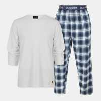 Lyle And Scott Горнище С Дълъг Ръкав Woven Pyjama Long Sleeve Top Lyle And Scott Горнище С Дълъг Ръкав Woven Pyjama Long Sleeve Top