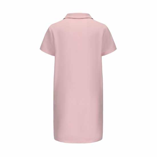 Slazenger Short Sleeve Polo Dress Womens Розово 