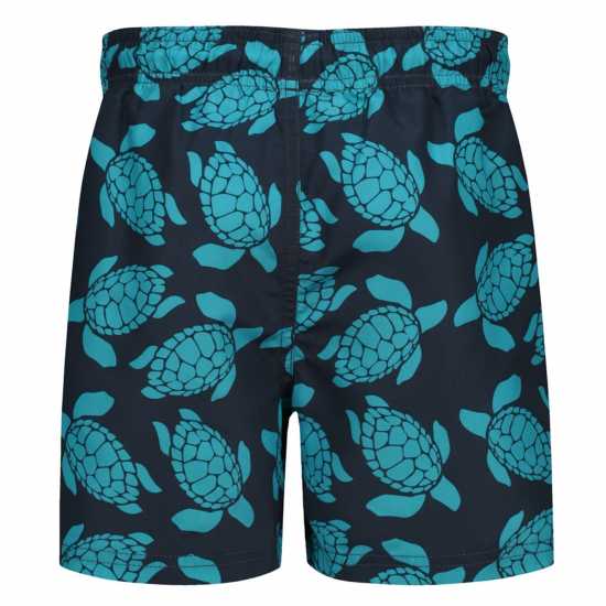 Момчешки Плувни Шорти Ript Turtle Print Swim Shorts Boys  - Детски бански и бикини