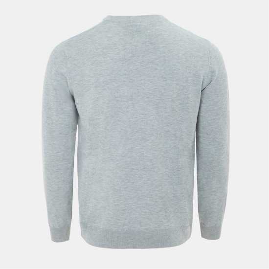 Мъжки пуловери и жилетки Плетен Пуловер Giorgio V Neck Classic Knitted Sweater Men Grey Marl Плетен Пуловер Giorgio V Neck Classic Knitted Sweater Men Grey Marl Мъжки пуловери и жилетки