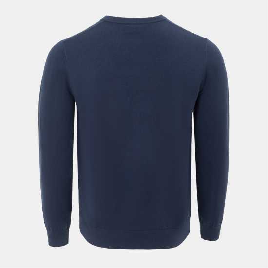 Плетен Пуловер Giorgio V Neck Classic Knitted Sweater Men Navy Мъжки пуловери и жилетки