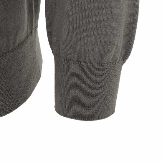 Мъжки пуловери и жилетки Плетен Пуловер Giorgio Mock V Neck Knitted Sweater Men Slate Плетен Пуловер Giorgio Mock V Neck Knitted Sweater Men Slate Мъжки пуловери и жилетки