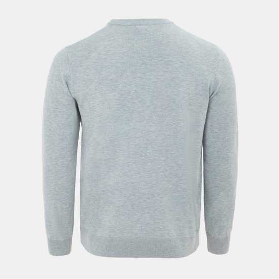 Мъжки пуловери и жилетки Giorgio Crew Neck Sweater Knit Men Grey Marl Giorgio Crew Neck Sweater Knit Men Grey Marl Мъжки пуловери и жилетки