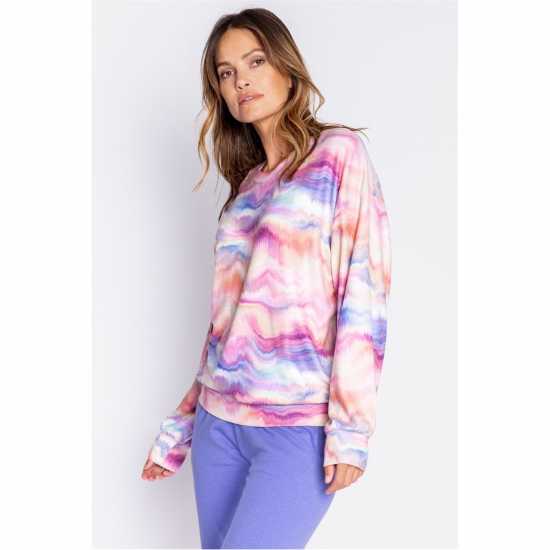 Дамски пижами Salv Tie Die Shirt Salv Tie Die Shirt Дамски пижами