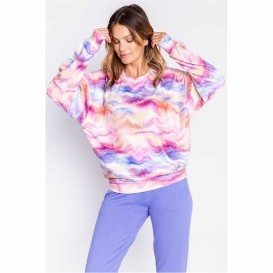 Дамски пижами Salv Tie Die Shirt Salv Tie Die Shirt Дамски пижами