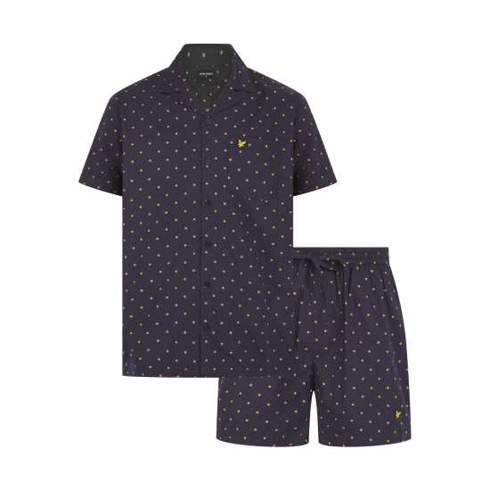 Lyle And Scott Polka Dot Pj St Sn99  Мъжки пижами