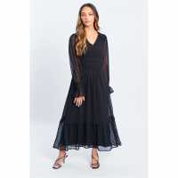 Dobby Maxi Dress  