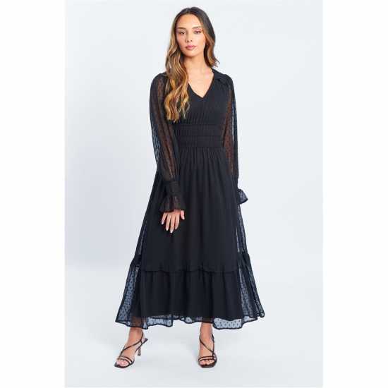 Dobby Maxi Dress  