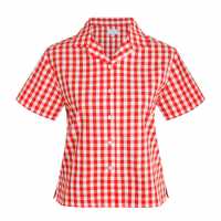 Linea Ss Pj Shirt Ld99 Червено/Бяло Дамски пижами