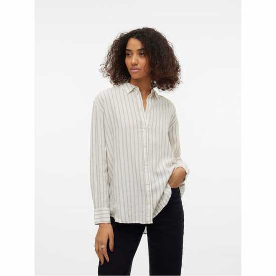 Vero Moda Shirt Ld99 Snow Wh/Stripes 