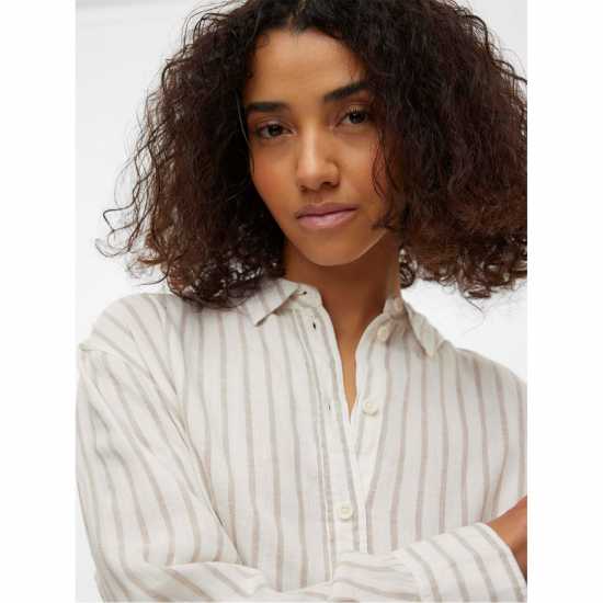 Vero Moda Shirt Ld99 Snow Wh/Stripes 