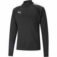 Puma Полар Мъже Teamliga Quarter Zip Top Fleece Mens Черно 