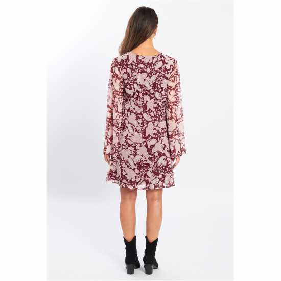 Be You Bell Sleeve Mini Dress Пейсли 