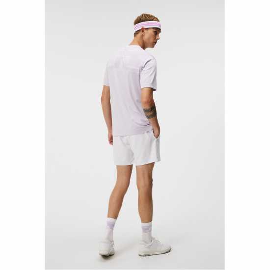 J Lindeberg Golf Kai Smls Tp Sn99 Бяло Мъжко голф облекло