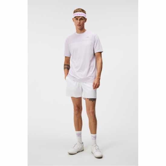 J Lindeberg Golf Kai Smls Tp Sn99 Бяло Мъжко голф облекло