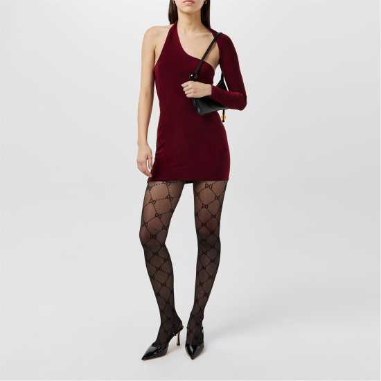 Missy Empire One Sleeve Slinky Mini Dress Missy Empire One Sleeve Slinky Mini Dress