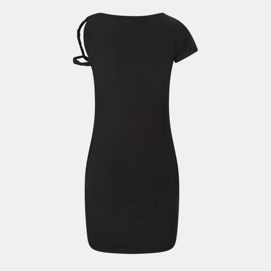 Twist Strap Mini Dress Womens Twist Strap Mini Dress Womens