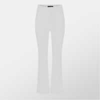 Missy Empire Lace Flared Trousers Womens Бяло 