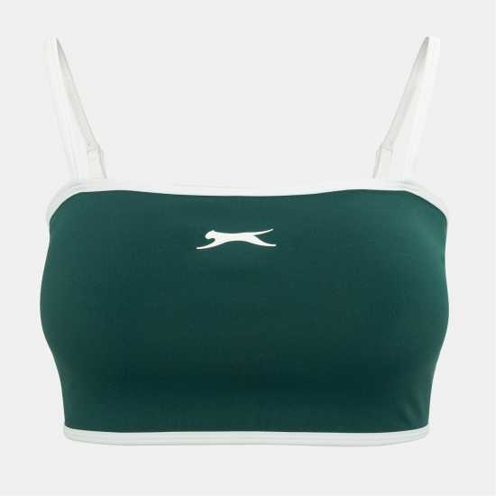 Slazenger Tennis Tr Bra Forest Green 