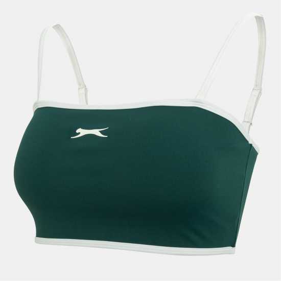 Slazenger Tennis Tr Bra Forest Green 