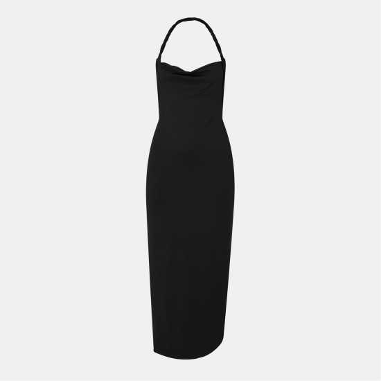 Twist Back Slinky Maxi Dress Womens  