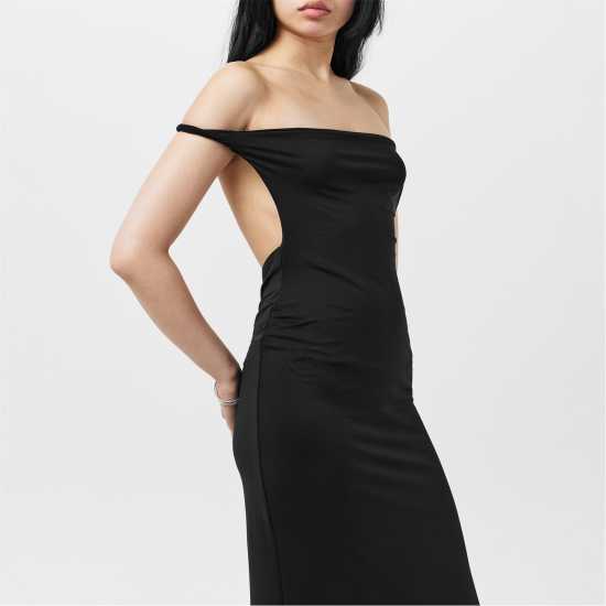 Twist Back Slinky Maxi Dress Womens  