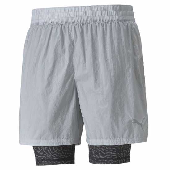 Puma Мъжки Шорти Run 5Inch Shorts Mens  - Мъжки къси панталони