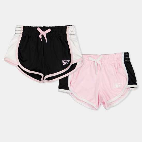 Детски къси панталони Reebok 2Pk Blk Short In99 Reebok 2Pk Blk Short In99 Детски къси панталони