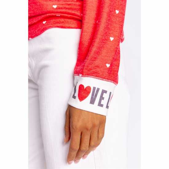 Дамски пижами Salvage Red Loved Shirt Salvage Red Loved Shirt Дамски пижами