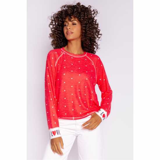 Дамски пижами Salvage Red Loved Shirt Salvage Red Loved Shirt Дамски пижами